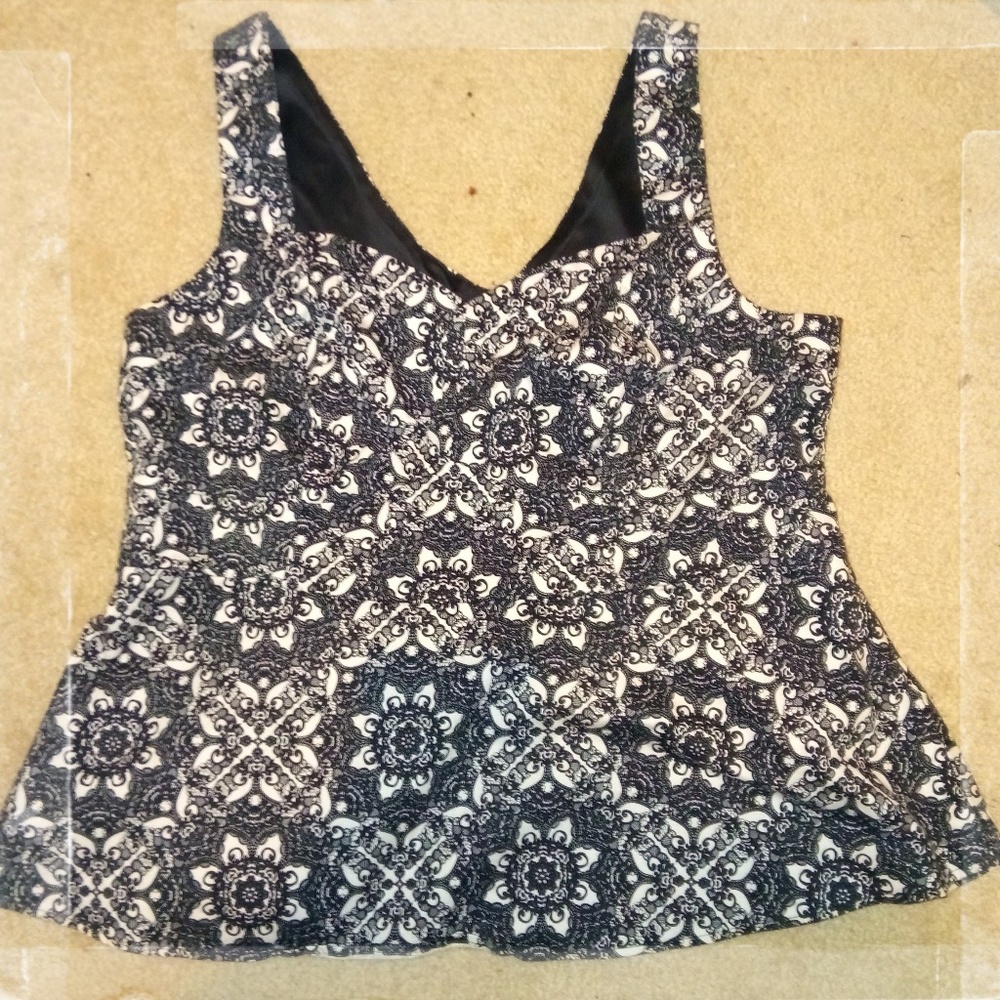 Torrid Peplum Sleeveless Top